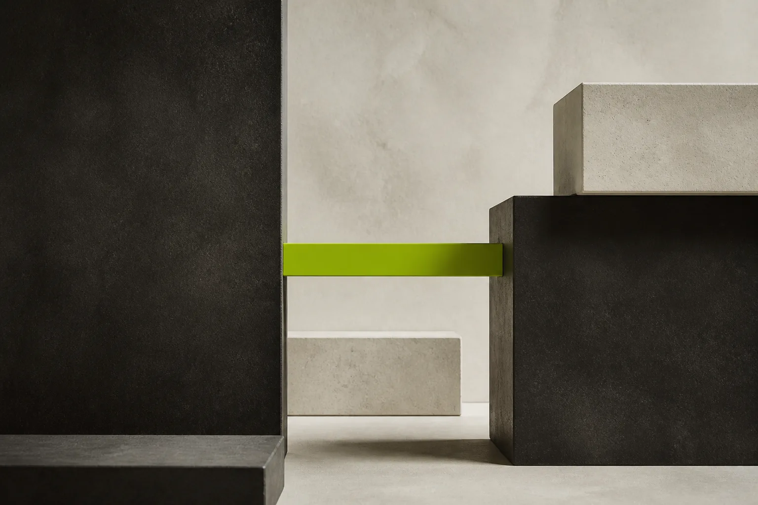 Abstract geometric composition suggesting structured content architecture.